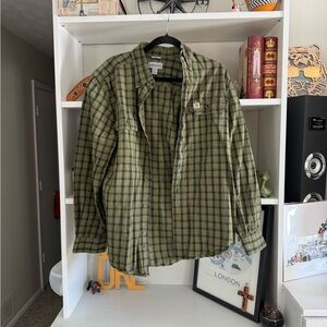 Carhartt Olive Plaid Shirt